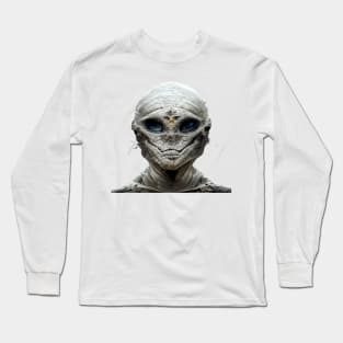 A mummy alien face Long Sleeve T-Shirt